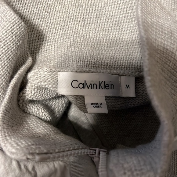 Vintage Calvin Klein Cozy chunky knit zip up sweater ☕️ - Picture 6 of 6
